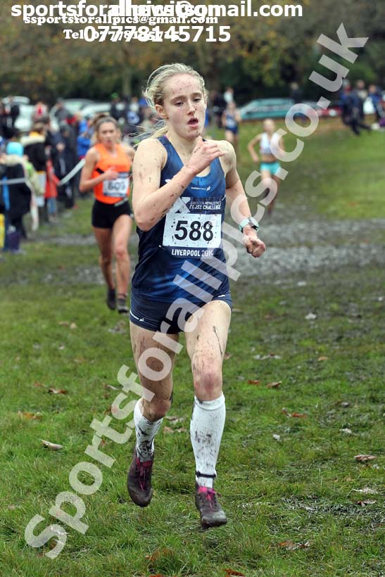Womens under-17s and under-20s, 2019 European Cross Country Trials and British Cross Challenge, Sefton Park, Liverpool.  Photo: David T. Hewitson/Sports for All Pics